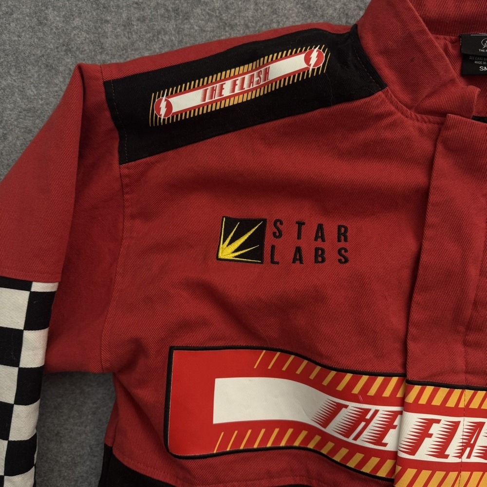 DC Comics The Flash Racing Jacket Sz. Small - Picture 3 of 12